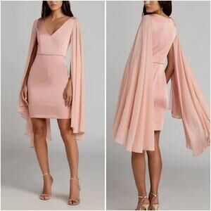 Mac Duggal Ieena 55358 Blush Pink Formal Gown – NWT – Size 4